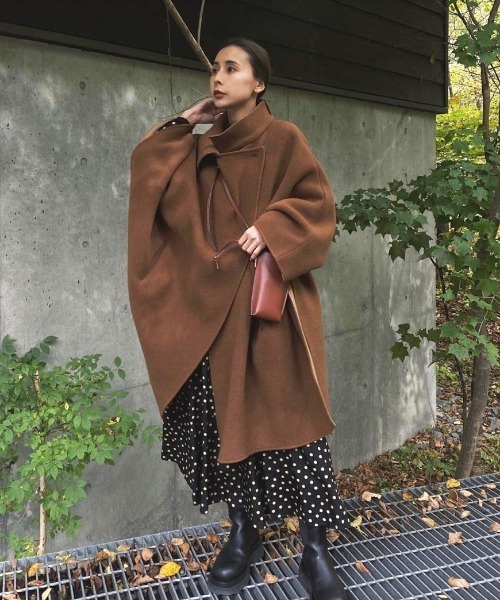 Ameri（アメリ）の「UNDRESSED HANDY OVER PONCHO（ポンチョ）」 - WEAR