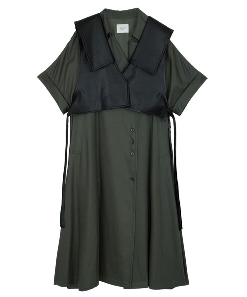 Ameri（アメリ）の「TRENCH MULTI WAY LONG VEST（トレンチコート