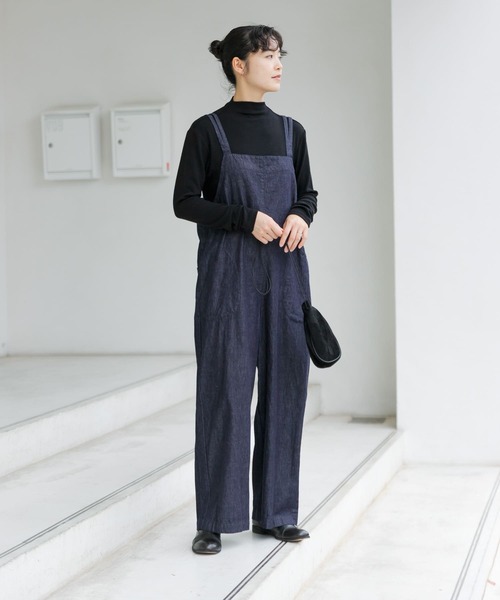 かぐれ（カグレ）の「デニムイージーサロペット（サロペット