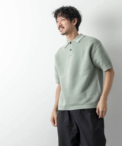 BATONER（バトナー）の「【BATONER/バトナー】THE SUMMER KNIT POLO
