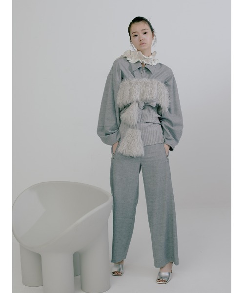 SORIN（ソリン ）の「Wool Saxony Front Zipper Bodysuit（シャツ