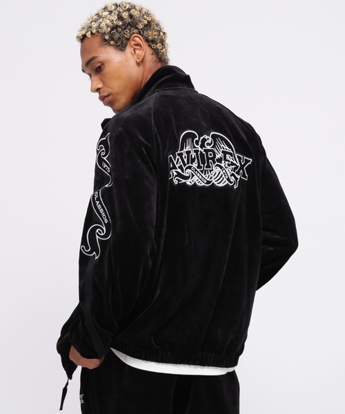 AVIREX（アヴィレックス）の「《WEB&DEPOT限定》VELOUR TRACK JACKET