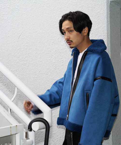 NEONSIGN（ネオンサイン）の「NEON SIGN B-6（ムートンコート）」 - WEAR