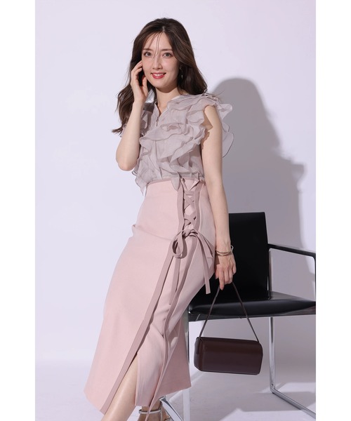 Apuweiser-riche（アプワイザーリッシェ）の「配色レースアップ