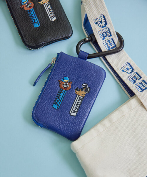 セール】【PEZ(ペッツ) ×ear】《牛革》カラビナ付きパス＆キーケース