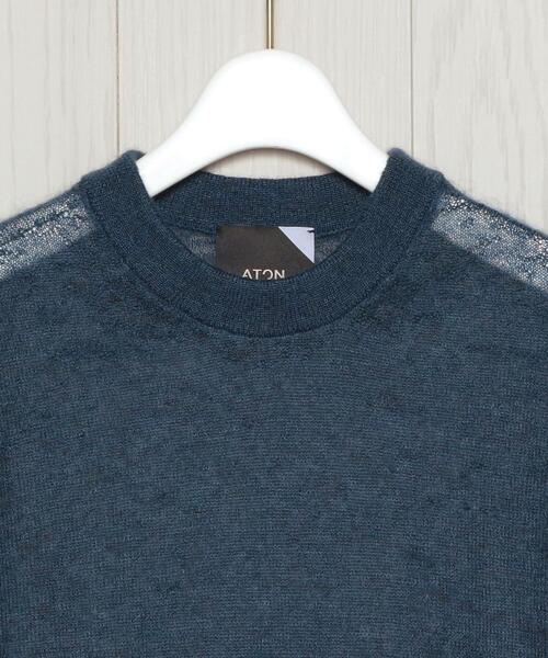 ATON（エイトン）の「＜ATON＞FUGA CREW NECK PULLOVER/ニット