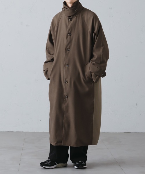 epnok（エプノック）の「2WAYバイカラーステンカラーコート（ステン