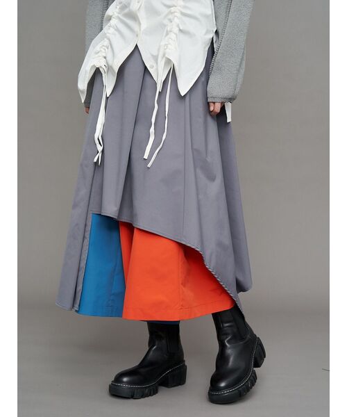 ASYMME LAYERED PT / アシメレイヤードパンツ（その他パンツ）｜UN3D