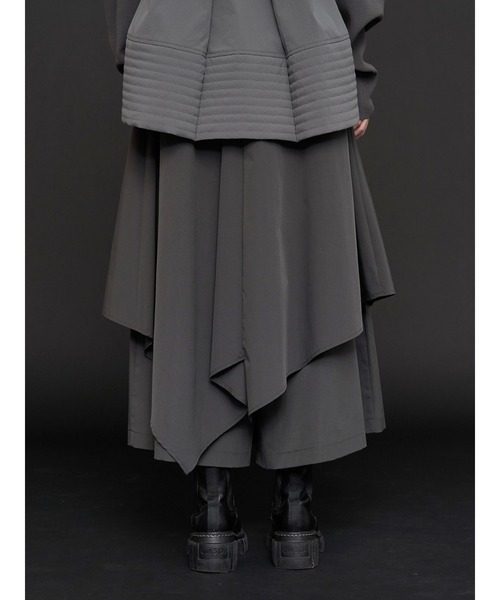 ASYMME LAYERED PT / アシメレイヤードパンツ（その他パンツ）｜UN3D