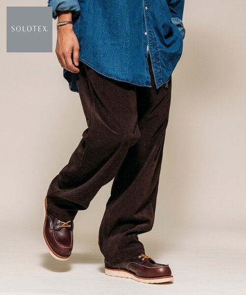 セール】コーデュロイ SOLOTEX ウェービングベルトパンツ / CORD ソロ