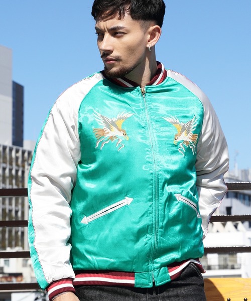 HOUSTON（ヒューストン）の「HOUSTON スカジャン（ホーク