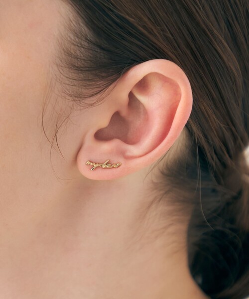 ete（エテ）の「○K10YG ピアスクリップ 