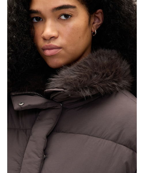 GAP（ギャップ）の「ファー トリミング パファージャケット（ダウン