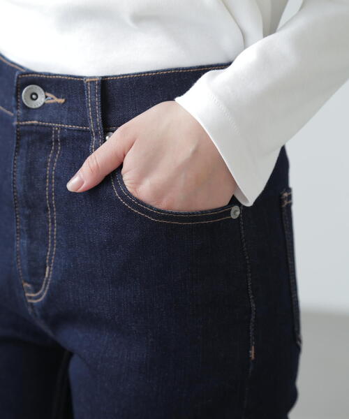 セール】【3サイズ展開XS-M】ベーシックスキニーデニムパンツ【低身長