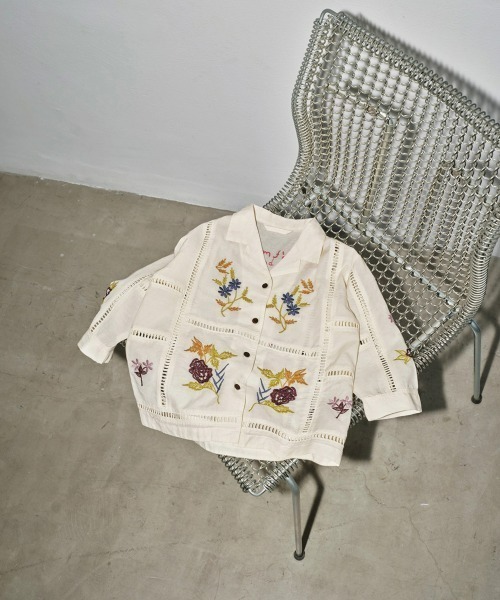 Embroidery Patchwork Shirts（KIDS）（シャツ/ブラウス）｜TODAYFUL