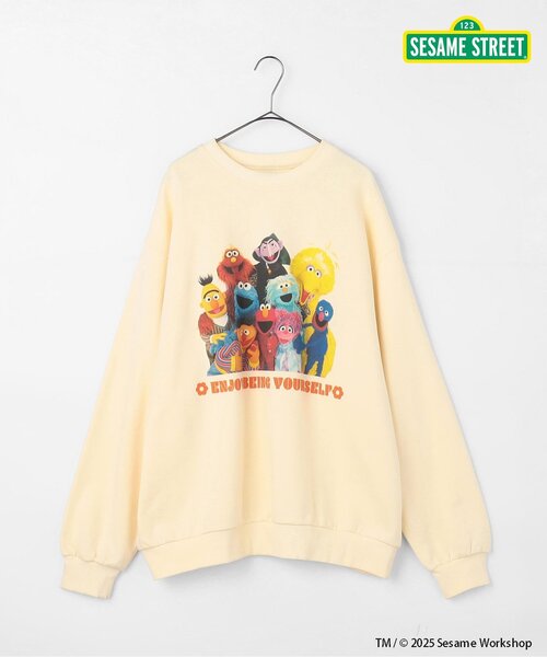 セール】SESAME STREET コラボトレーナー(大人) リンク（スウェット