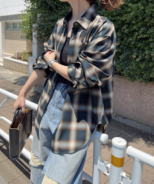 Spick & Span（スピックアンドスパン）の「TRツイルチェックシャツ