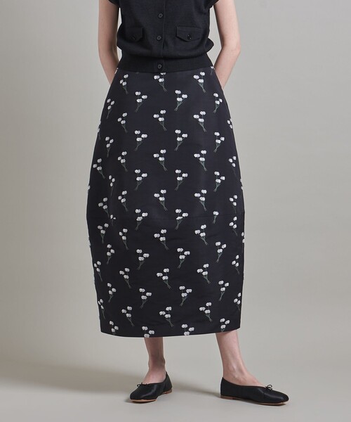 LOEFF（ロエフ）の「＜LOEFF＞ワタスゲ ジャカード コクーン スカート