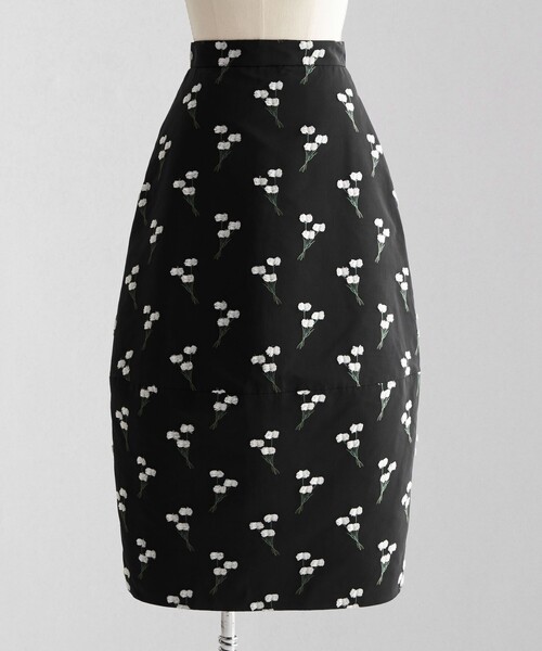 LOEFF（ロエフ）の「＜LOEFF＞ワタスゲ ジャカード コクーン スカート