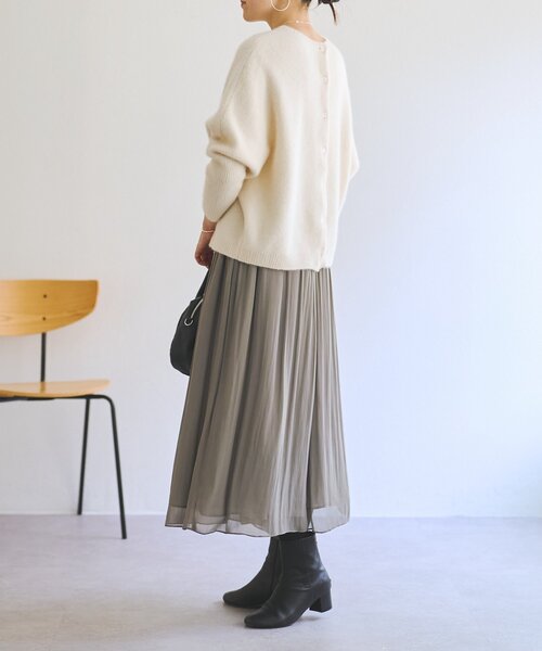 BEARDSLEY（ビアズリー）の「FOXウール後ろボタンニット（ニット