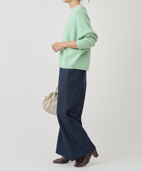 FOXウール後ろボタンニット（ニット/セーター）｜BEARDSLEY