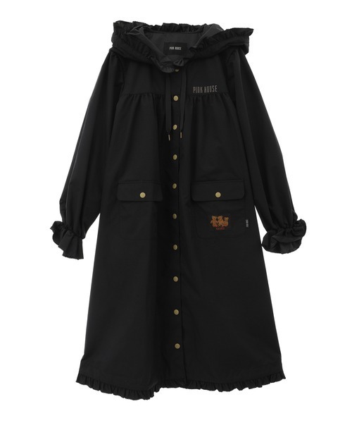PINK HOUSE（ピンクハウス）の「ロゴ＆ネーム使いレインコート（レイン