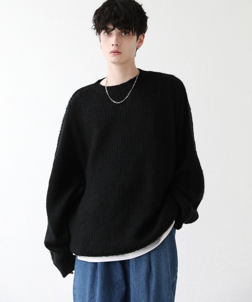 モヘアライクオーバーサイズニット（ニット/セーター）｜ASTRONOMY