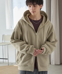 メンズのパーカー（ベージュ系・ジップアップ）ファッション通販