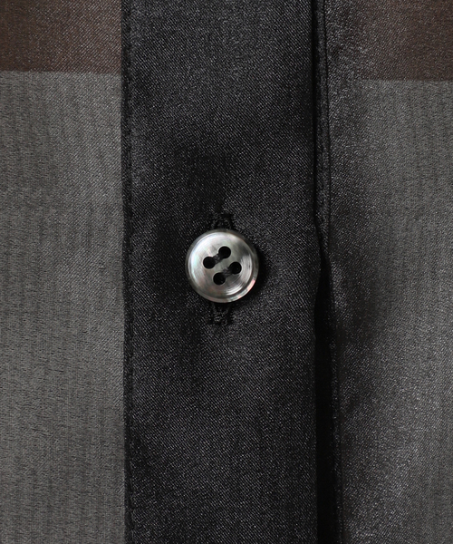 セール】パールシアープリーツカフスブラウス（シャツ/ブラウス