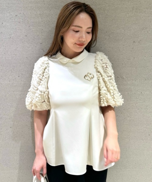 CELFORD（セルフォード）の「襟付きデザインブラウス（シャツ/ブラウス