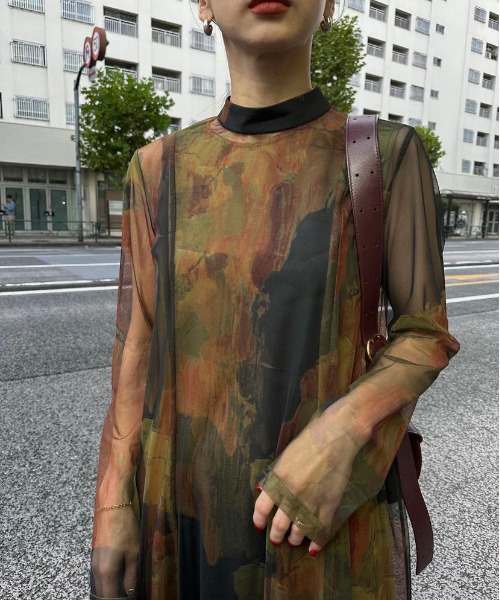 Ameri（アメリ）の「UND GYPSUM ART DRESS（ワンピース）」 - WEAR