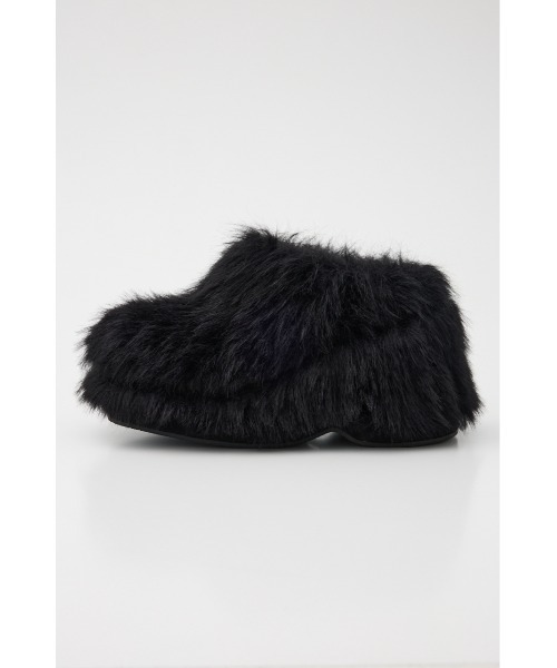SLY（スライ）の「LONG FUR SANDAL ロング ファー サンダル（サンダル