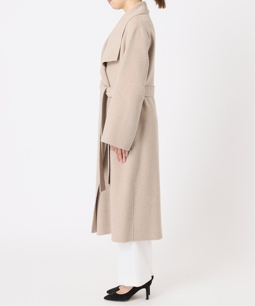 Noble（ノーブル）の「super160リバードレープカラーコート（その他