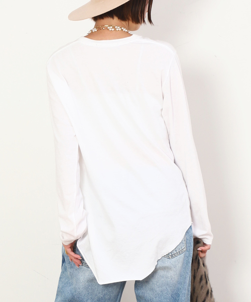 追加2New round tail T-sh（Tシャツ/カットソー）｜AP STUDIO