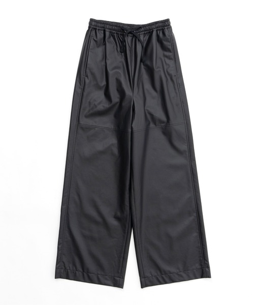 セール】Vegan Leather Easy Pants/ヴィーガンレザーイージーパンツ