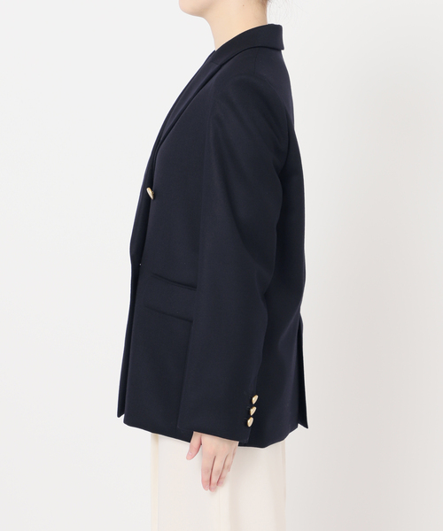 セール】《追加》《WEB・一部店舗カラー》ウールフラノピークドラペル