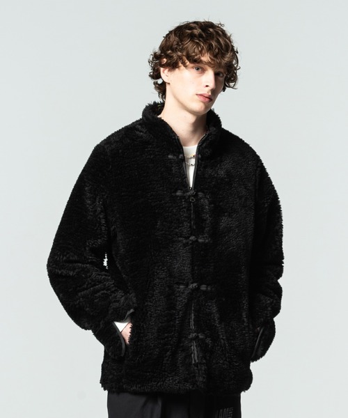 glamb（グラム）の「Reversible boa China JKT / リバーシブルボア