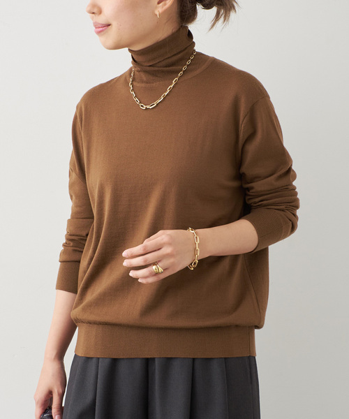 FF30 TODAY タートルネック プルオーバー（ニット/セーター