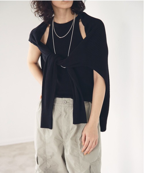 TODAYFUL（トゥデイフル）の「レイヤードニットカーディガン