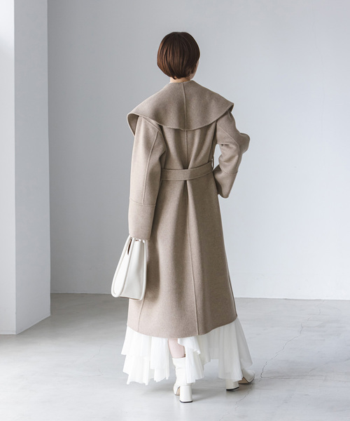 Noble（ノーブル）の「Super160s リバーワイドカラーコート（その他