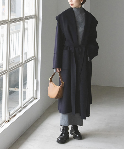 Noble（ノーブル）の「Super160s リバーワイドカラーコート（その他