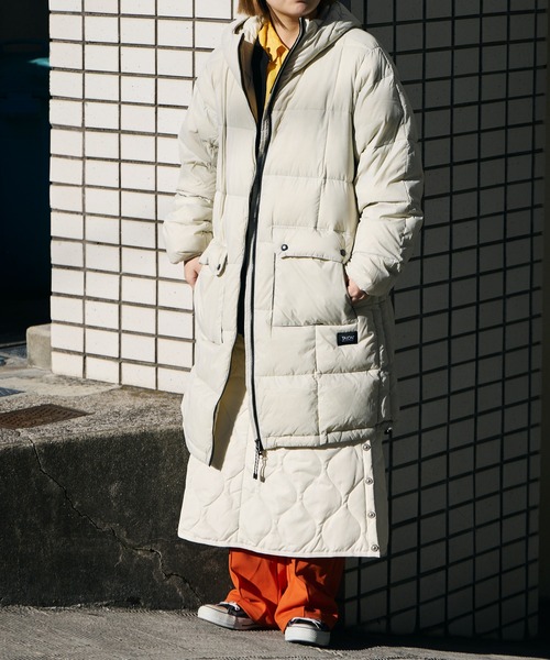 TAION / タイオン 】 マウンテン パッカブル ボリュームフード ダウン