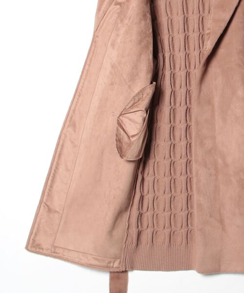 LUCREZIA Faux Fur Knit Coat ロングコート | GUESS(ゲス) JAPAN 公式