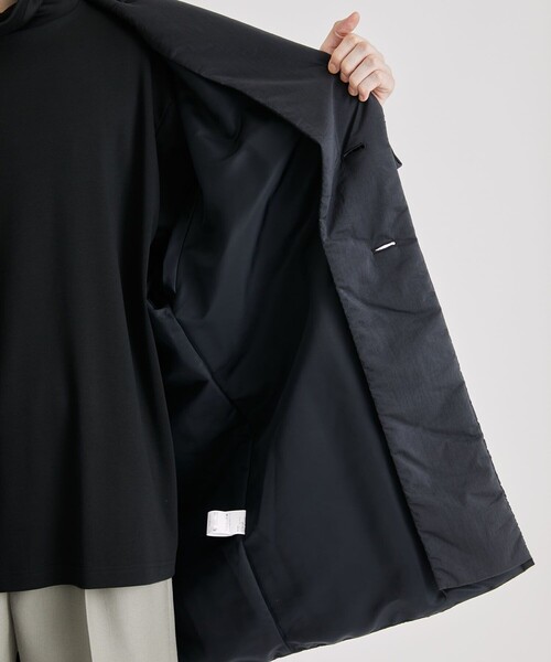 08sircus/ゼロエイトサーカス】Nylon ripstop padded over coat