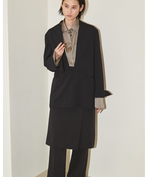 TODAYFUL（トゥデイフル）の「Uneck Pullover Jacket（ノーカラー