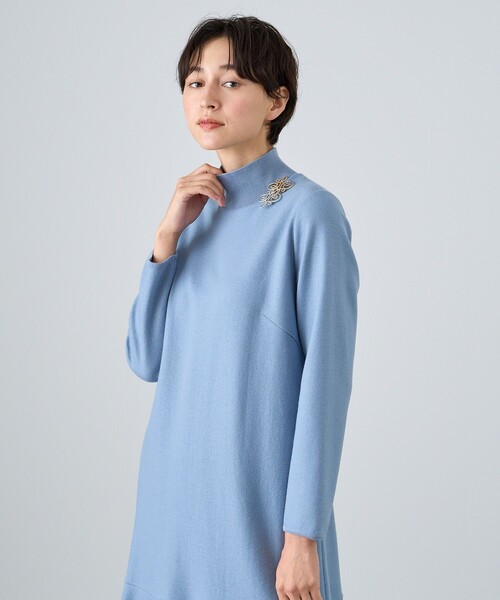 ANAYI（アナイ）の「ウールジャージーヘムフレア ワンピース