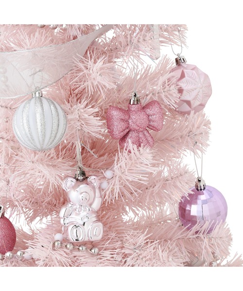 セール】クリスマスツリー スターターセット 150cm ピンク（インテリア