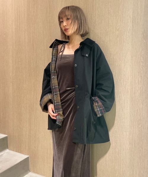 FRAY I.D（フレイアイディー）の「【Barbour】ミドルレングス