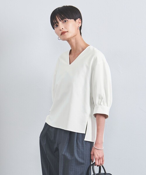 UNITED ARROWS（ユナイテッドアローズ）の「Vネック パフスリーブ
