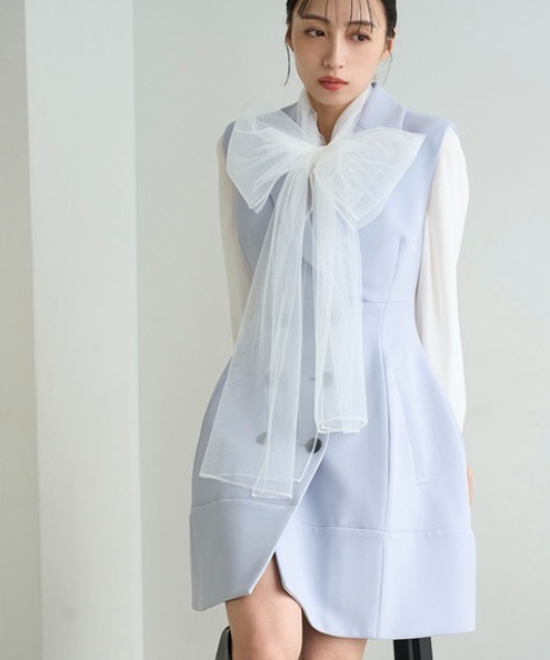 SNIDEL（スナイデル）の「コンストラクトミニワンピース（ワンピース